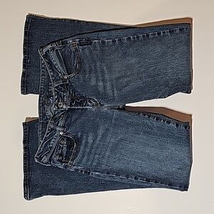 Silver Jeans Matrix Denim Pant Flare Low-Rise Medium Wash Stretch Canada Blue 29